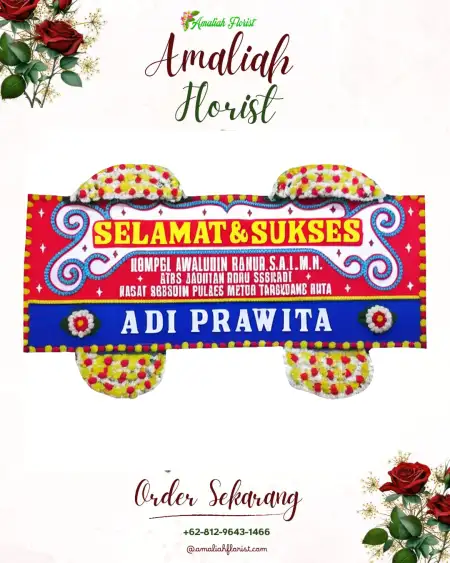 Papan Bunga Ucapan Selamat Jogoloyo